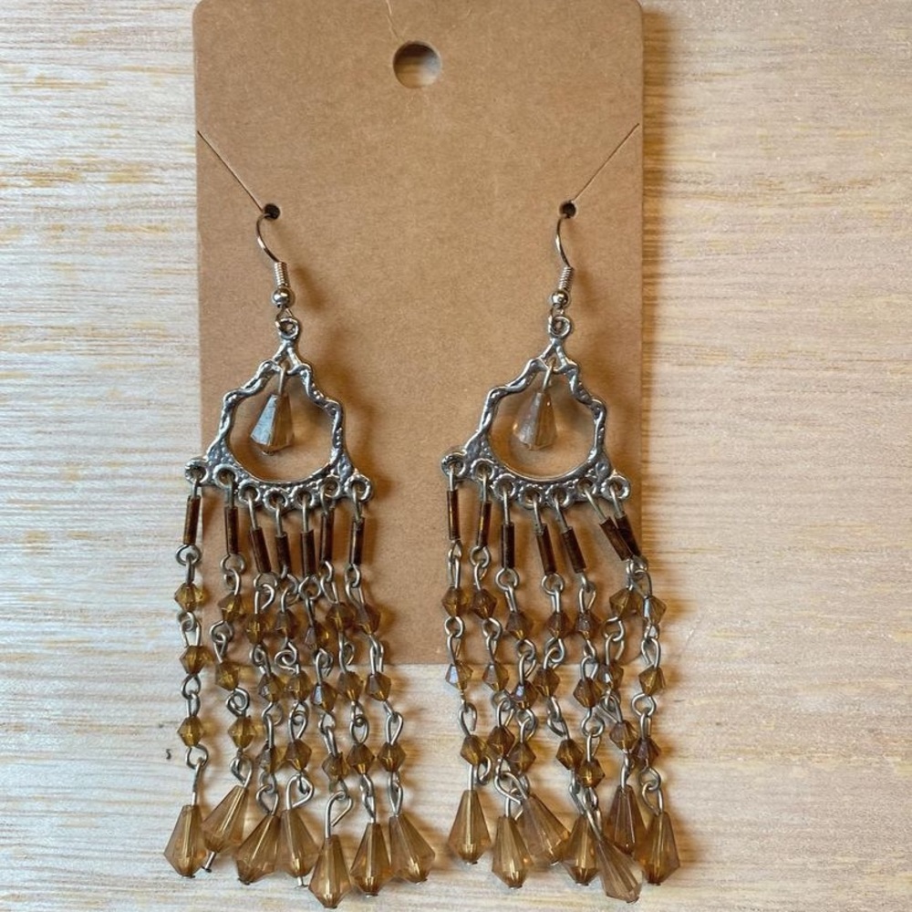 *3 for $20* Auburn Chandelier Danglies